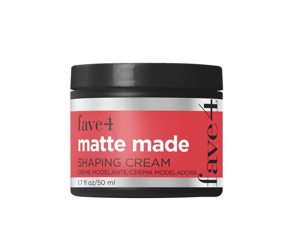 fave4 hair Matte Made Shaping Cream for Men, Lightweight Pomade Finish for Styling, 1.7 fl oz Beauty & Personal Care fave4