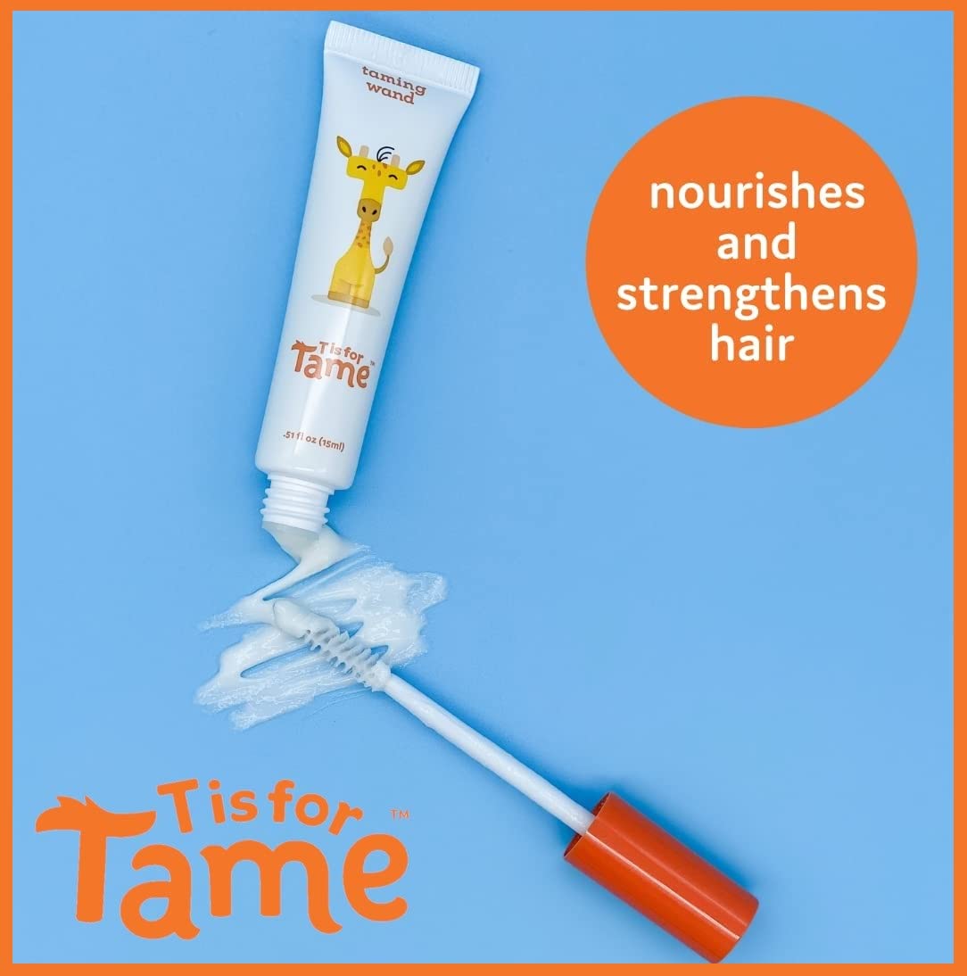 T is for Tame - Hair Taming Cream Wand for Flyaways, Frizz - Natural & Vegan Kids Hair Care Styling Wand - Slick Back Smoothing Hair Stick for Baby Beauty & Personal Care T is for Tame