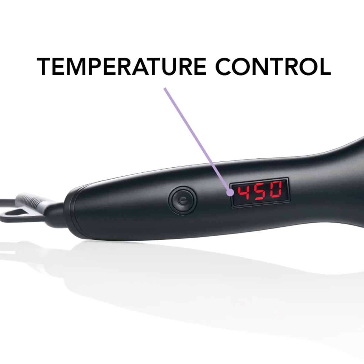 InStyler Straight Up Max Ceramic Straightening Brush - Detangling Hair Brush Straightener with Powerful Ceramic Heated Plates for Smooth, Frizz-Free