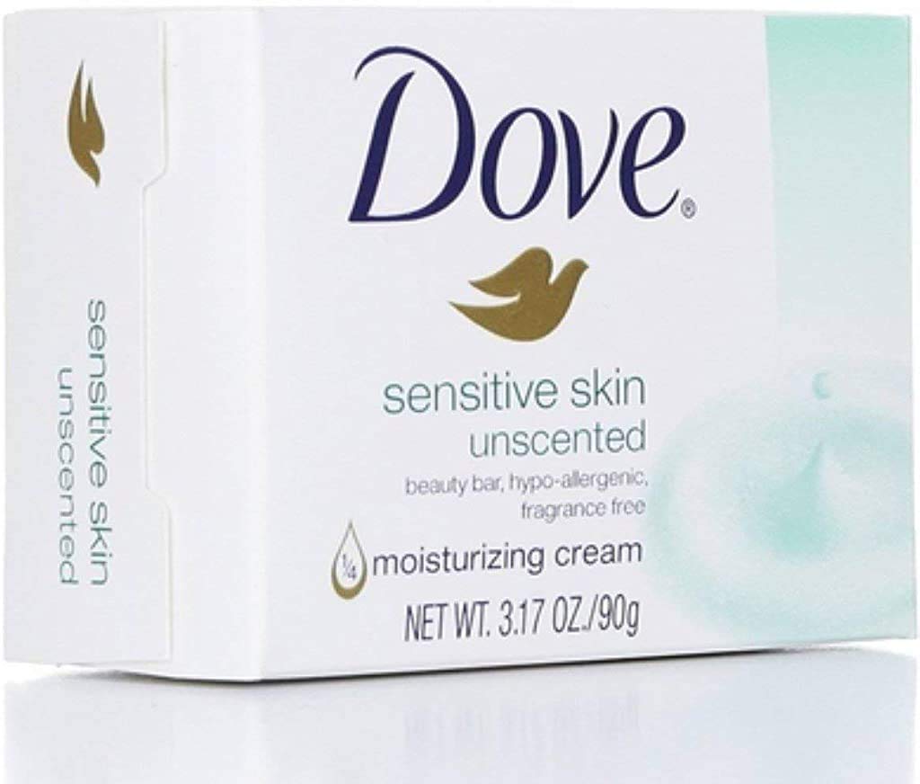 Dove Bar Soap for Sensitive Skin 3.17 oz (Pack of 3) Beauty & Personal Care Dove