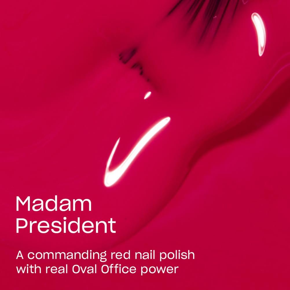 OPI Nail Lacquer Madam President | Opaque Dark Red Crème Chip Resistant Nail Polish | Washington DC Collection Beauty & Personal Care OPI