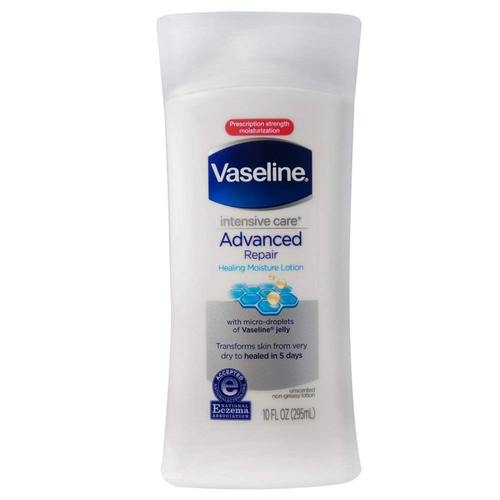 Vaseline Intensive Care Lotion Advanced Repair 10 Ounce Fragrance-Free (295ml) (2 Pack) Beauty & Personal Care Vaseline