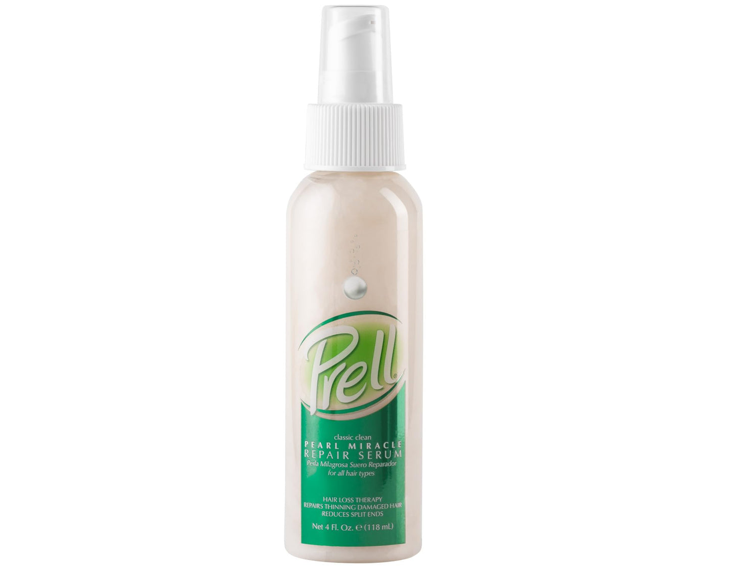 Prell Pearl Miracle Repair Serum - Intensive Hair Repair Serum Reduces Split Ends & Strengthens Weak Thinning Hair | 4 fl oz Beauty & Personal Care Prell