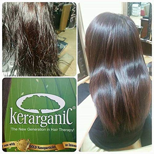 Formaldehyde-Free Organic Keratin Treatment Set (2 oz/60 ml) by Kerarganic - Natural Ingredients that Eliminates Frizz, Reduces Volume, Repairs Beauty & Personal Care KERARGANIC