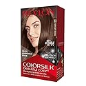 Revlon ColorSilk Beautiful Color, 33 Dark Soft Brown 1 ea (Pack of 6) Beauty & Personal Care REVLON