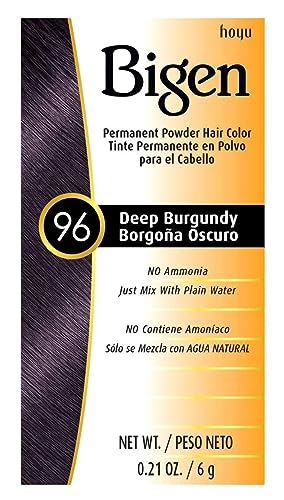 Bigen Permanent Powder Hair Color 96 Deep Burgundy 1 ea 0.21 oz (Pack of 3) Beauty & Personal Care Bigen
