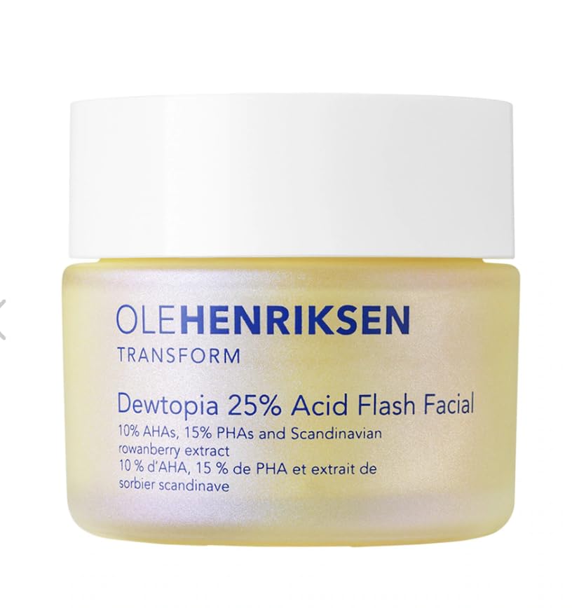 OLEHENRIKSEN Dewtopia 25% AHA + PHA Flash Facial Exfoliating Face Mask 1.69 oz / 50 mL Beauty & Personal Care Ole Henriksen