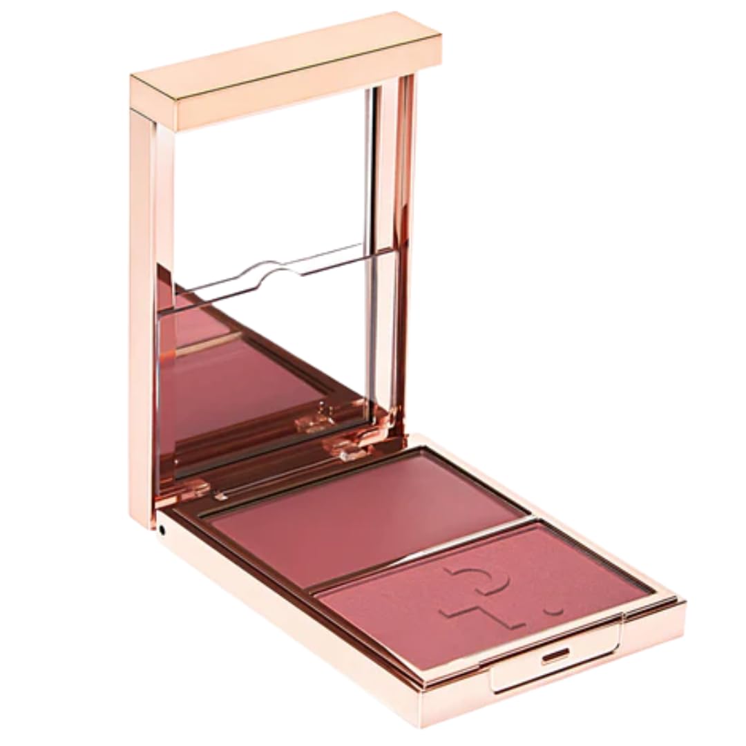 PATRICK TA Double-Take Crème & Powder Blush - She Goes To The Gym - Cool Mauve Rose