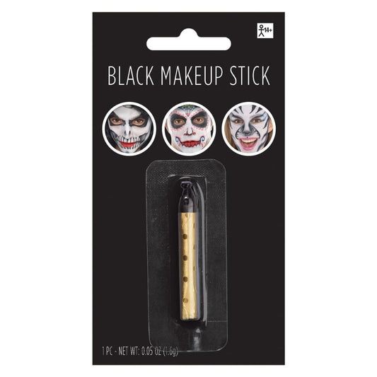 Black Face Paint Makeup Stick for Party Fun - 0.05 oz. - Bold, Long-Lasting & Easy-to-Apply - Perfect Party Essential for Kids & Adults Beauty & Personal Care Amscan