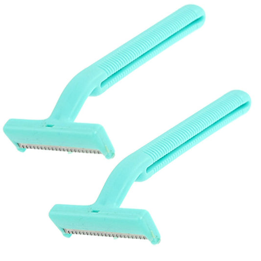 Ruilogod 2 Pcs Beauty Tool T Shaped Body Hair Remover Razor Turquoise Green (id: 868 290 a3a 66e 247 Beauty and Personal Care Ruilogod