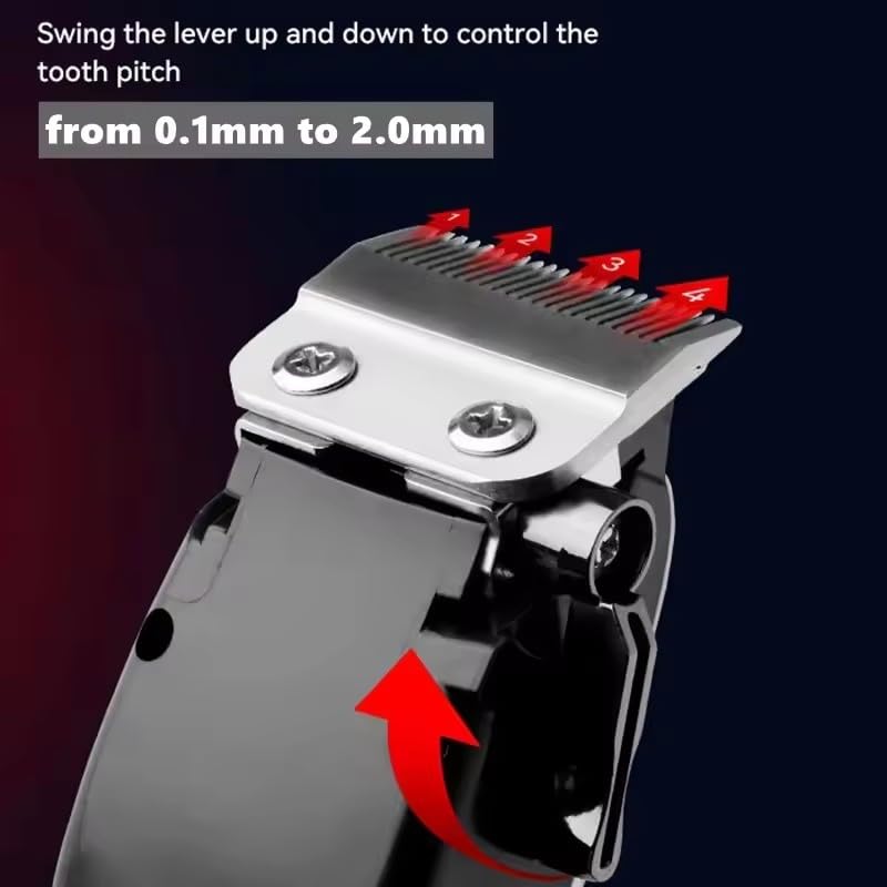 GLESVOWIO Men's Haircut Machine LCD Cordless&Corded Barber Clippers for Hair Cutting & Grooming Rechargeable Beard Trimmer Beauty and Personal Care GLESVOWIO