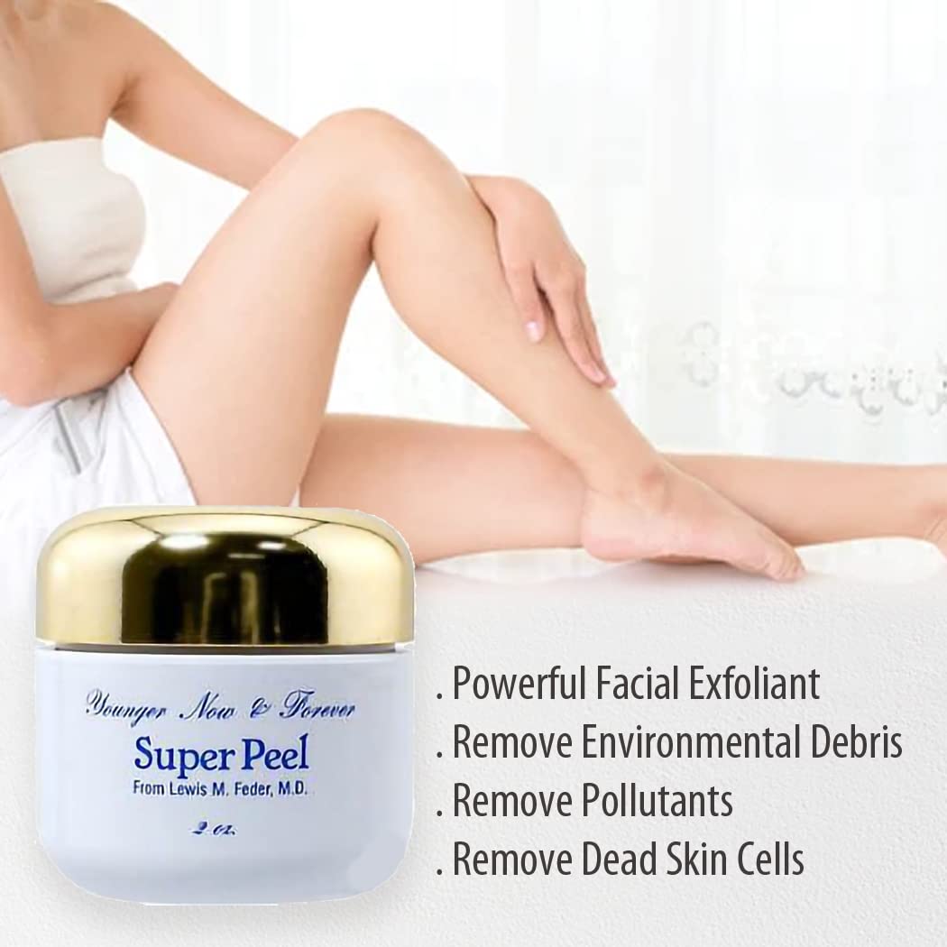 Dr. Feder's SuperPeel Exfoliating Facial Scrub - 2 oz by BioLogic Solutions - Micro-Crystal & Enzyme Blend for Pore Cleansing, Dead Skin Removal Beauty & Personal Care Biologic Solutions
