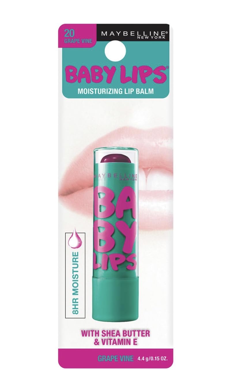 Maybelline Baby Lips Moisturizing Lip Balm SPF 20, Grape Vine 1 ea