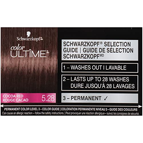 Schwarzkopf Color Ultime Hair Color Cream, 5.28 Cocoa Red (Packaging May Vary) Beauty & Personal Care Schwarzkopf