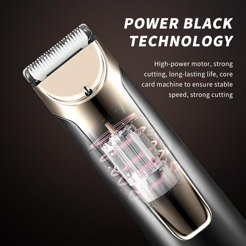Hair Clipper for Men Professional Electric Cutting & Trimmers Set with Powerful Motor & LCD Display Mens Cordless Grooming Kit Barbers Haircut Gift Beauty and Personal Care GLESVOWIO