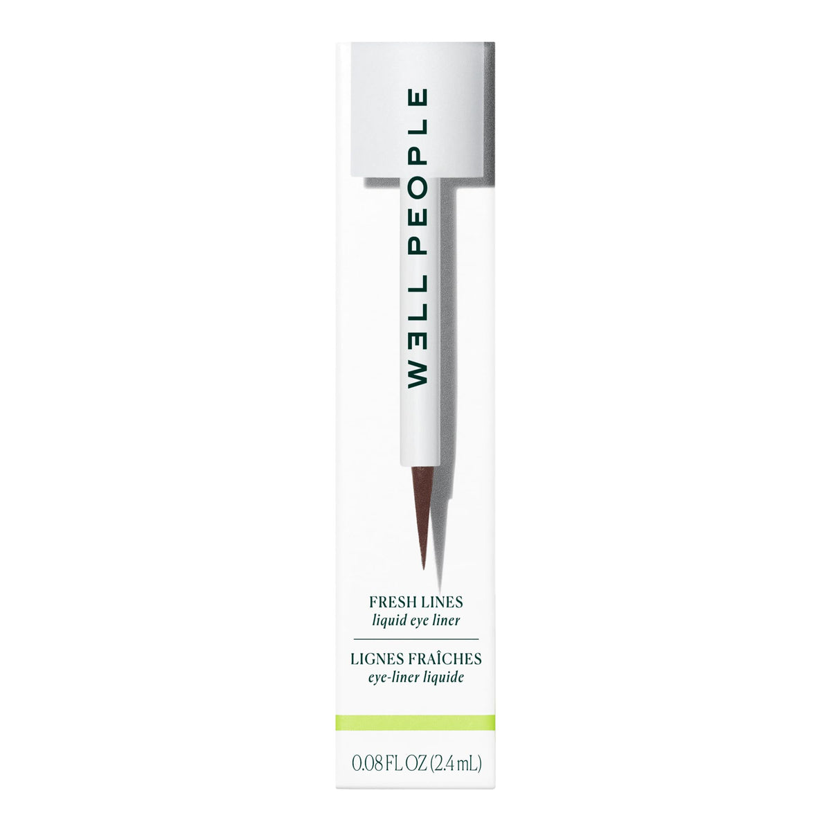 Well People Fresh Lines Liquid Eyeliner, Longwear Liquid Eyeliner For Precise Lines, Hydrating & Smudge-resistant Formula, Vegan & Cruelty-free, Brown Beauty & Personal Care Well People