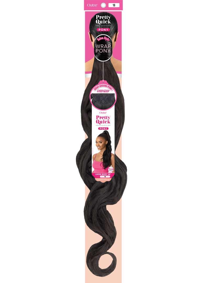Outre Pretty Quick - Wrap Pony - Loose Body 28" (DR2/SUNSET COPPER)