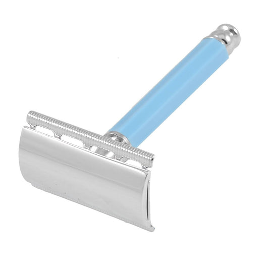 Ruilogod Skyblue Plastic Handle Silver Tone Shaving Razor Shaver for Men (id: d86 fd3 8f5 a40 5bf Beauty and Personal Care Ruilogod