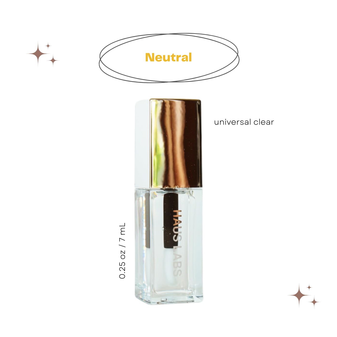 HAUS LABS BY LADY GAGA PhD Hybrid Lip Oil Neutral Beauty & Personal Care Haus Laboratories