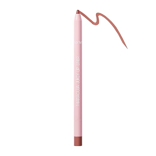 tarte maracuja juicy lip liner - Creamy, Matte, Lip Liner with Hyaluronic Acid with Vitamin E, Vegan & Cruelty-Free, full size, rosy brown Beauty & Personal Care tarte