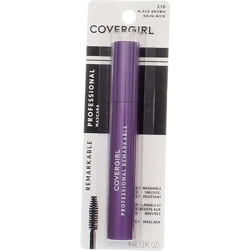 CoverGirl Professional Remarkable Washable Mascara, Black Brown [210] 0.30 oz Beauty & Personal Care COVERGIRL