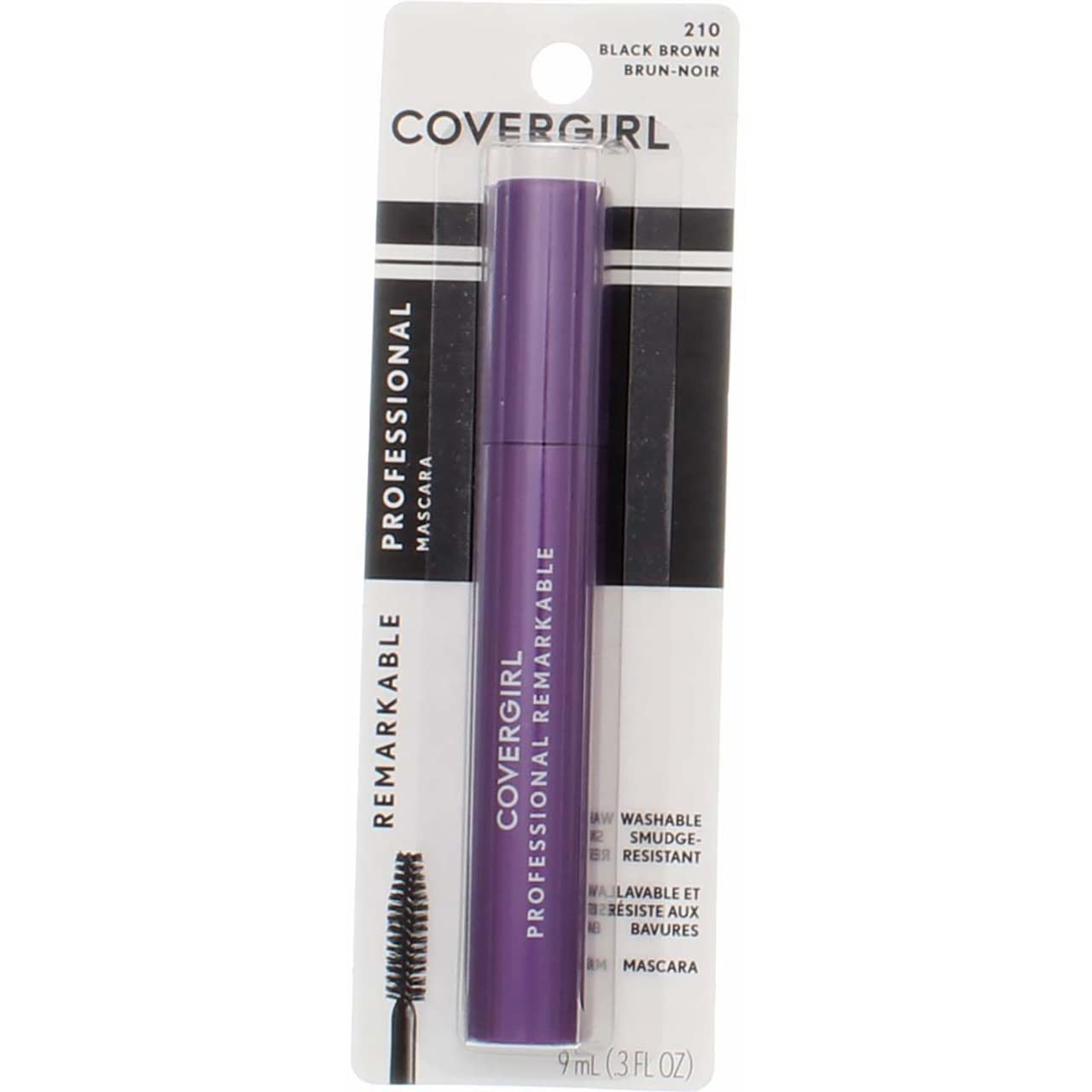 CoverGirl Professional Remarkable Washable Mascara, Black Brown [210] 0.30 oz Beauty & Personal Care COVERGIRL