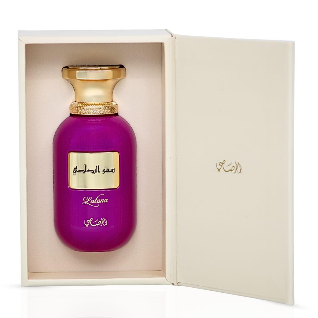 RASASI Somow Al Rasasi Latona Eau de Parfum Spray 100ml (3.4 oz) | Luxury Fruity Floral Perfume with Raspberry, Peach & Vanilla | Long-Lasting Amber Beauty & Personal Care RASASI