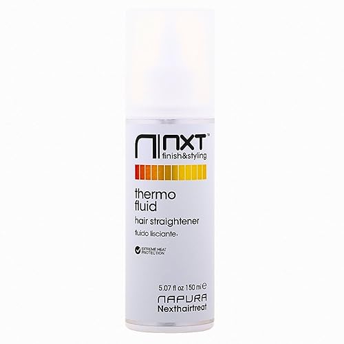 NAPURA Heat Protectant & Flat Iron Treatment (5.07 fl oz) - Hair Smoothing Thermal Fluid - Exceptional Silkiness, Softness, and Shine with Active Beauty & Personal Care NAPURA