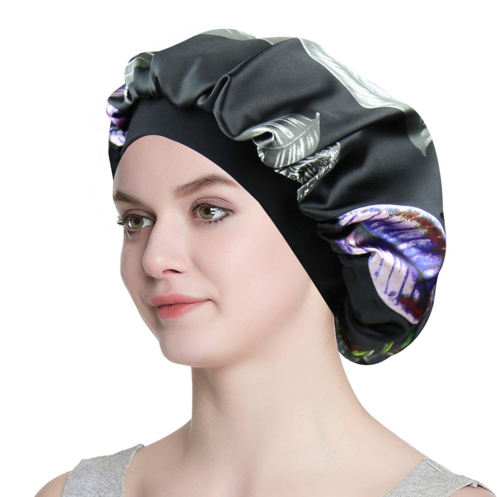 Satin Night Cap for Sleeping Chic Sleep Hair Wraps for Women Beauty and Personal Care Alnorm