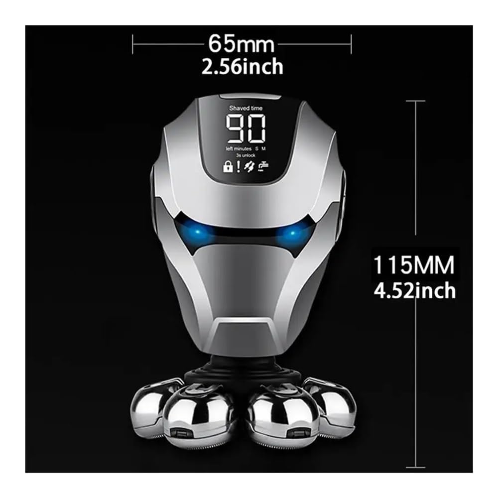 Razors Men's Electric Rechargeable Wireless Razor, 7 Floating Heads, Nose Hair Trimmer, Facial Cleaning Brush, can Shave One's Head(Hair Clipper Set) Beauty and Personal Care EWKYLSEM