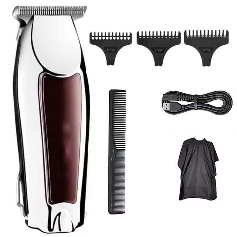QDKVTNDJZ Hair Clippers for Men Professional - Brushless Motor Trimmers Set with Long Battery Life USB Rechargeable Electric Cutting Kit for at-Home Beauty and Personal Care QDKVTNDJZ