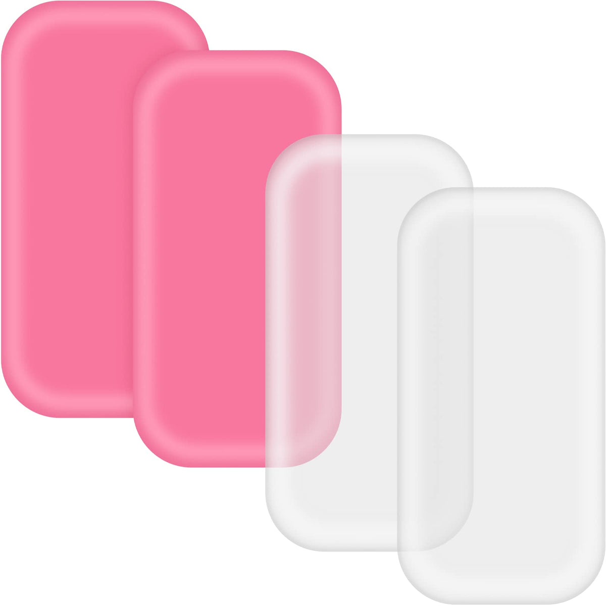 4 Pieces Silicone Lash Pad Rectangle Silicone Eyelash Extension Pad Loose False Lashes Holder Lash Grafting Gasket Pallet Reusable Silicone Pad Beauty & Personal Care Rolybag