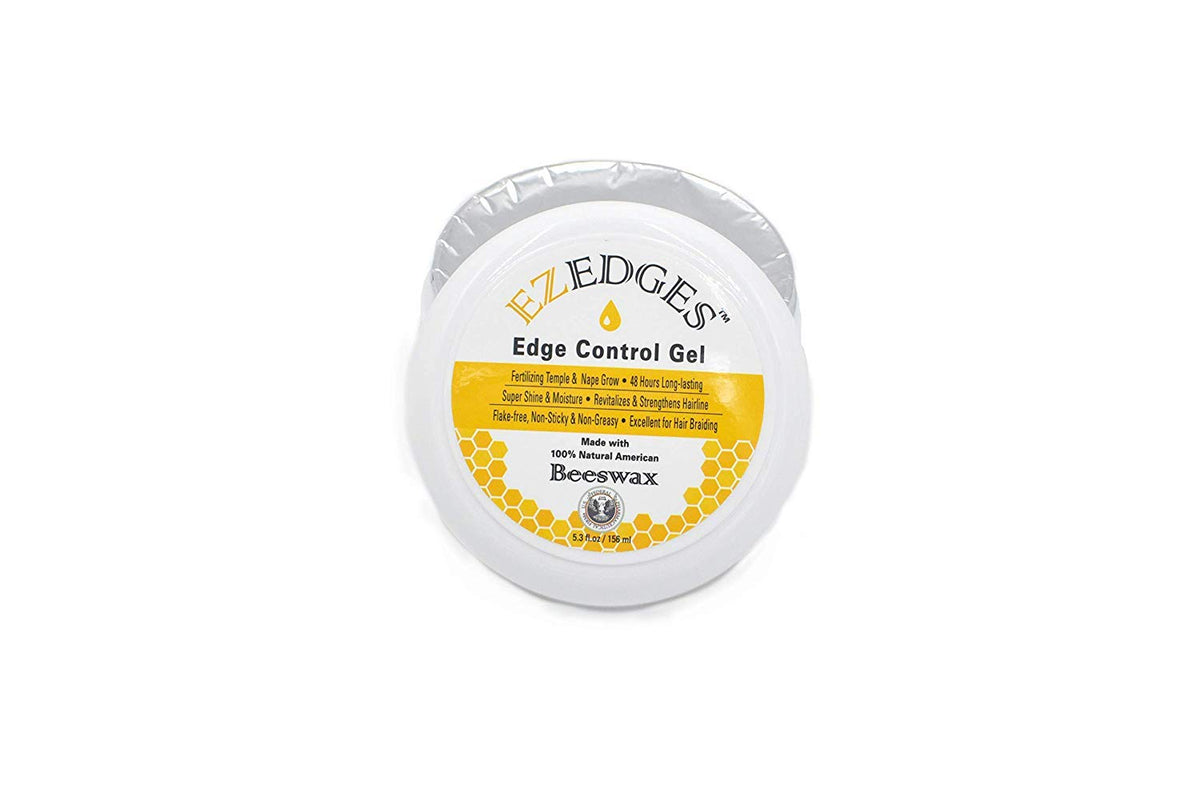 Edge Control Gel ? Super Shine & Moisture ? Flake-Free, Non-Sticky & Non-Greasy ? Excellent for Hair Braiding Beauty & Personal Care EZ EDGES