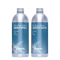 Plaine Products Eco-Friendly Shampoo and Conditioner - Rosemary, Mint, Vanilla - Sulfate & Paraben Free, 16oz Refill Bottles Beauty & Personal Care Plaine Products