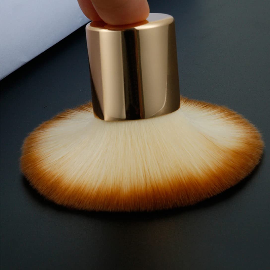 2 Pieces Kabuki Brushes Powder Brush Blush Brush Foundation Brush Bronzer Brush Face Blender Brush Mineral Blending Buffing Concealer Brush Beauty & Personal Care RN BEAUTY