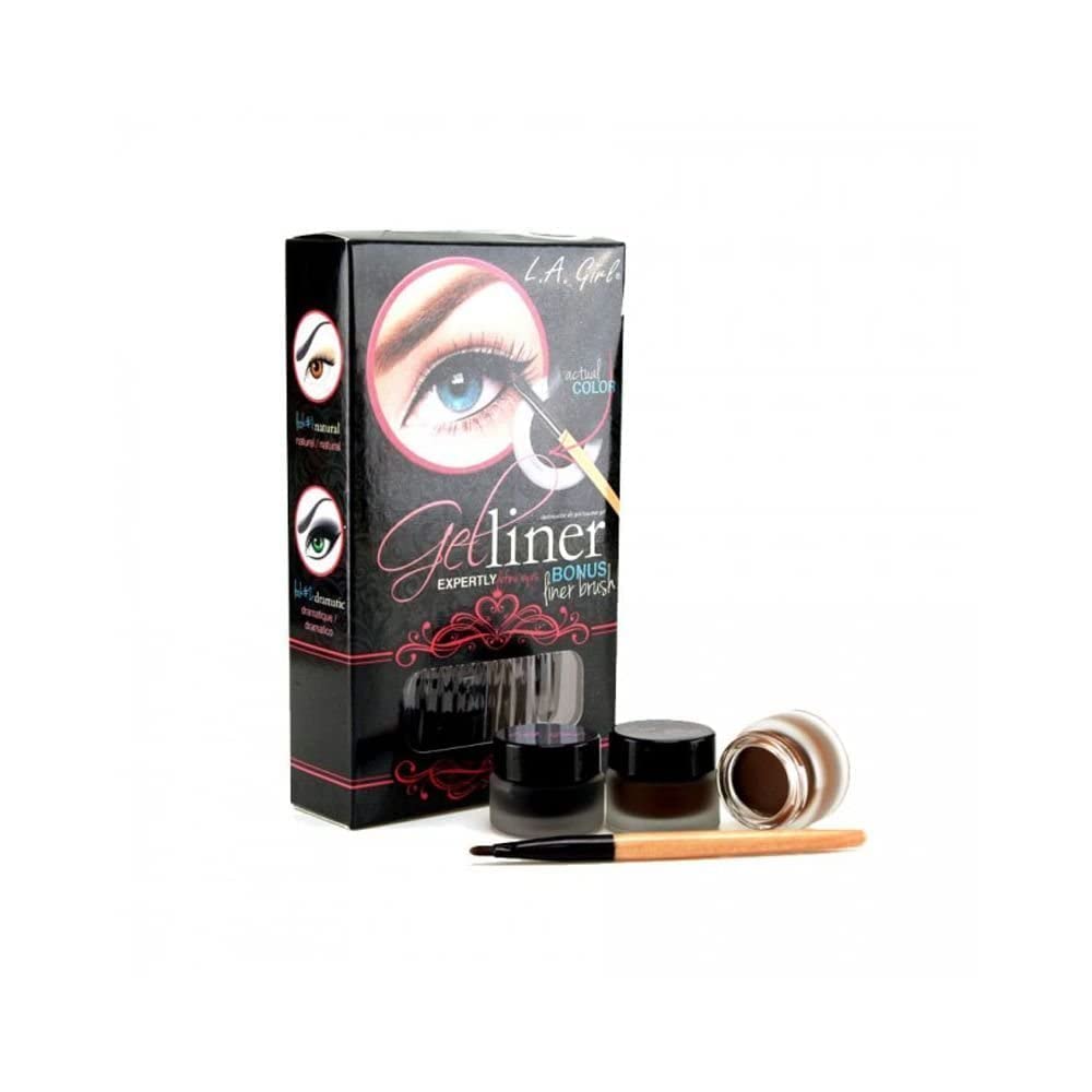 L.A. Girl Gel Liner Kit, Dark Brown GEL723 Beauty & Personal Care L.A. Girl