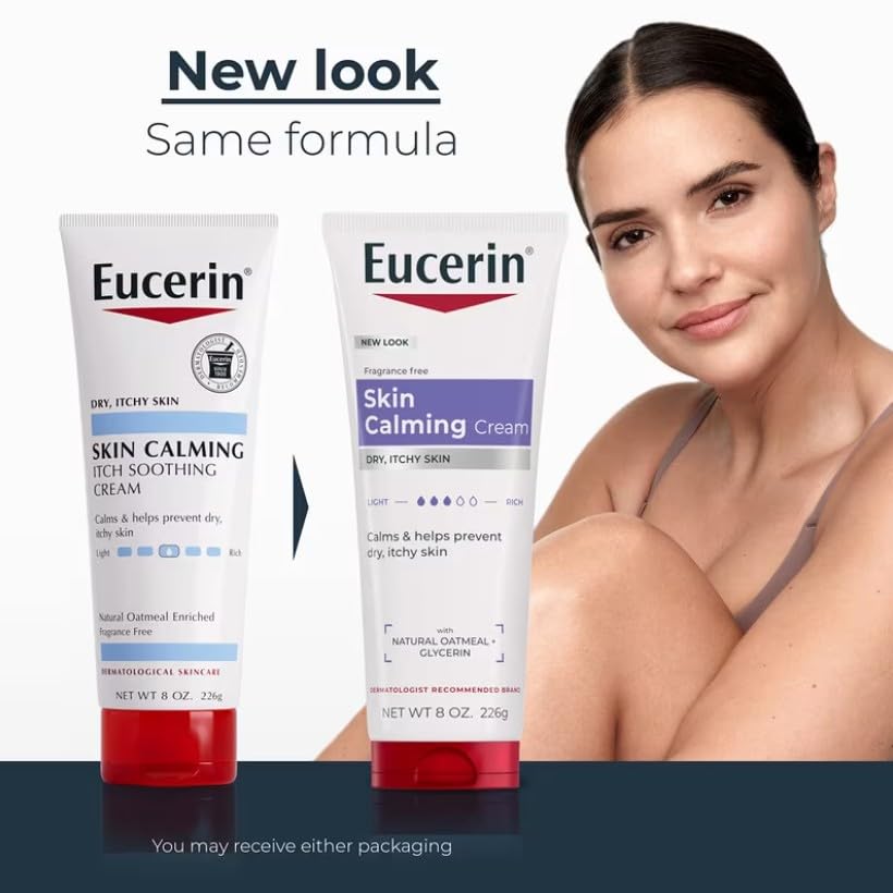 Eucerin Creme Skin Calming 14 Ounce Tube (Fragrance-Free) (414ml) (6 Pack) Beauty & Personal Care Eucerin