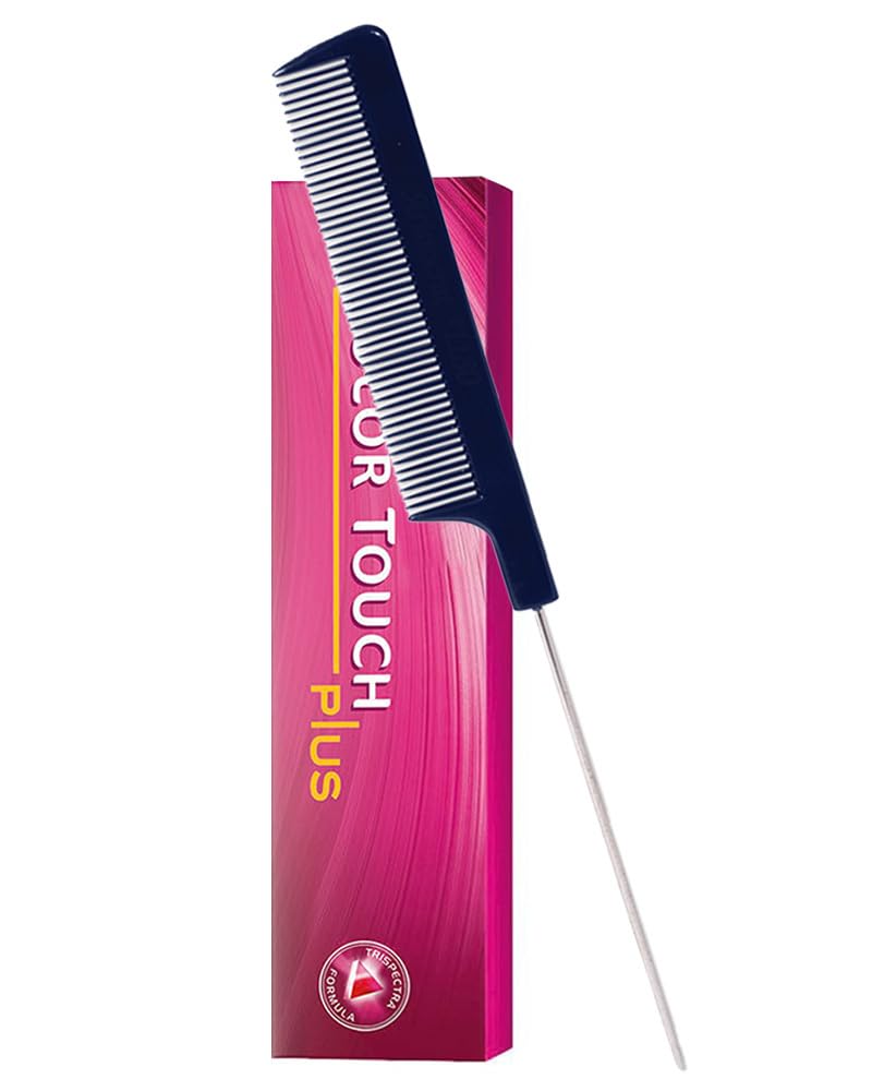 Color Touch Plus 55/05 Hair Color | Low-Ammonia Demi-Permanent Hair Dye 2oz and M Hair Designs Tail Comb (Bundle) Beauty & Personal Care M Hair Designs