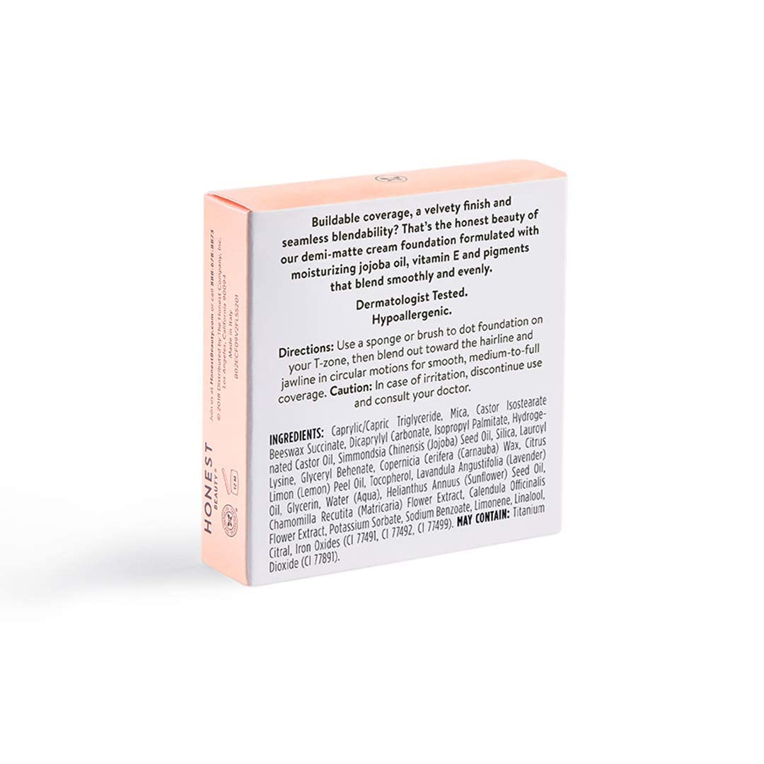 Honest Everything Cream Foundation Compact - Walnut Women Foundation 0.31 oz Beauty & Personal Care Honest Beauty