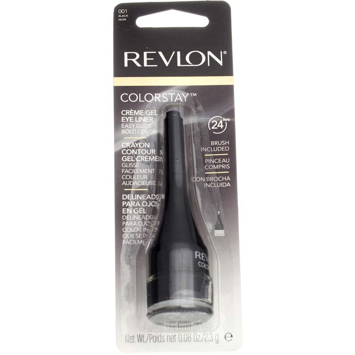 Revlon Colorstay Liner Creme Gel Eye Liner, Black [001], 0.08 Ounce Beauty & Personal Care REVLON
