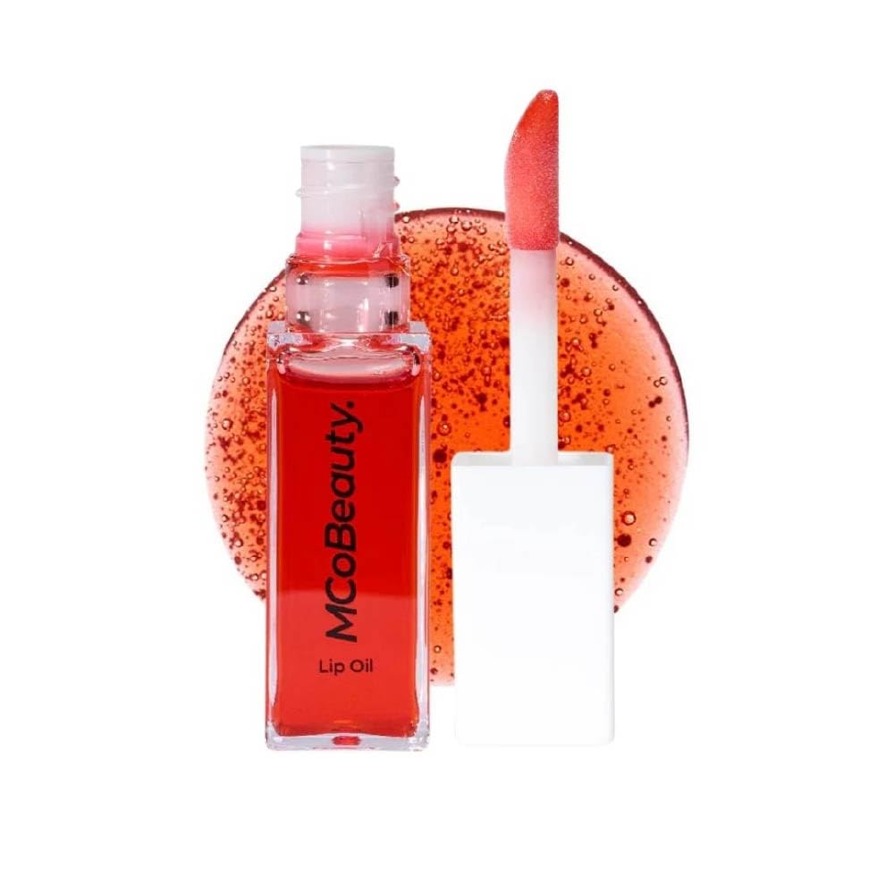 MCoBeauty Lip Oil Hydrating Treatment Tinted Lip Gloss - Sheer Red Beauty and Personal Care MCoBeauty