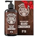 Viking Revolution Beard Conditioner w/Argan & Jojoba Oils - Softens & Strengthens - Sandalwood Scent - Beard Conditioner w/Beard Oil (17oz Beauty & Personal Care Viking Revolution