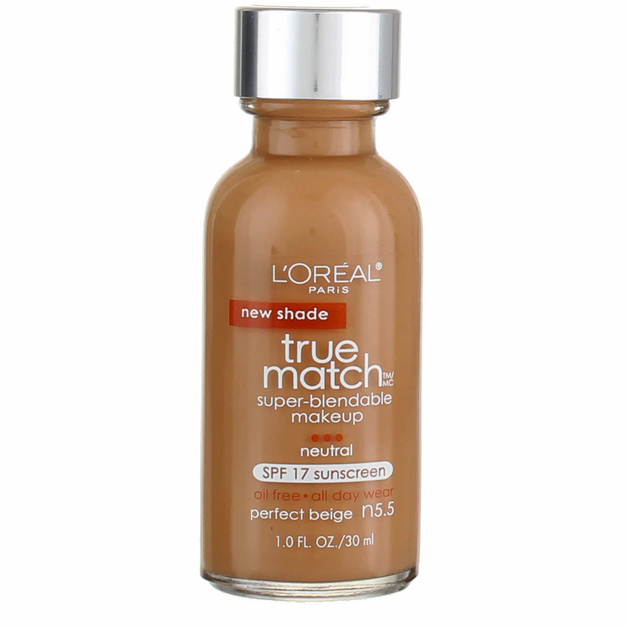 L'Oreal Paris True Match Super-Blendable Makeup, Neutral Perfect Beige [N5.5] 1 oz (Pack of 2) Beauty & Personal Care L'Oreal Paris