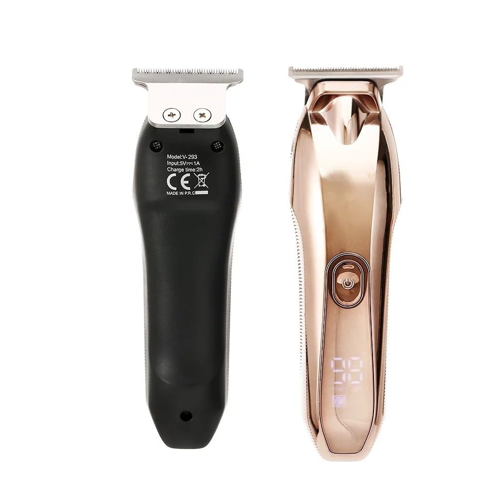 GLESVOWIO Hair Clippers for Men Rose Gold Barber Professional Clipper Electric Cordless LCD Rechargeable Trimmer Cutting Machine Beauty and Personal Care GLESVOWIO