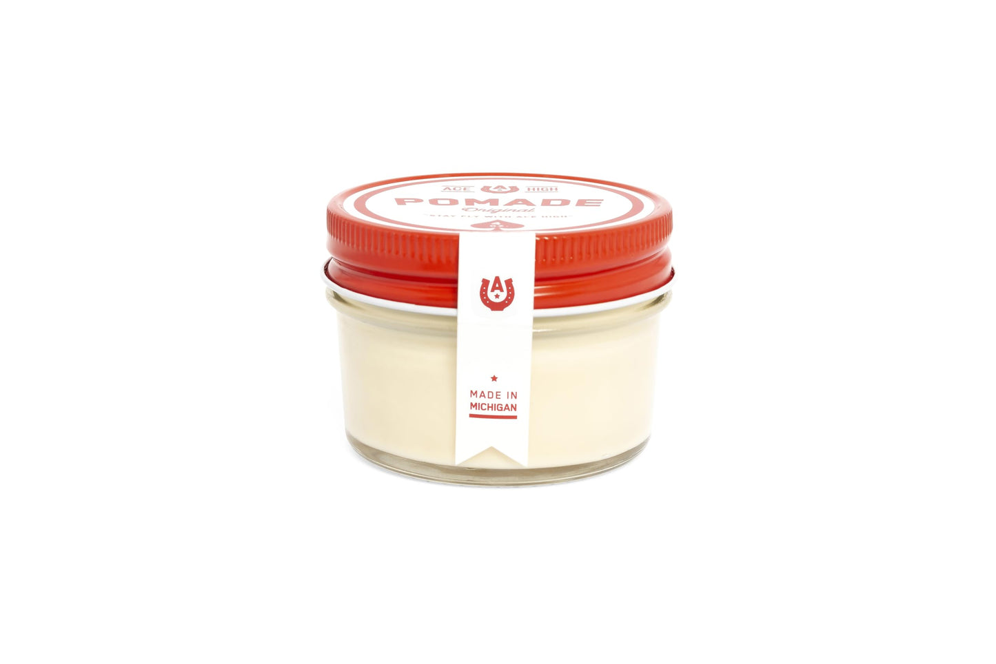 Ace High Pomade, Strong Hold, Natural Shine, Water Based, Hand Crafted, 4oz Beauty & Personal Care ace high
