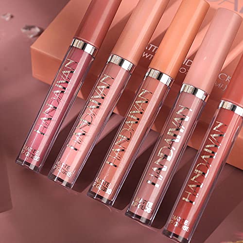 6Pcs Matte Liquid Lipstick Makeup Set, Matte liquid Long-Lasting Wear Non-Stick Cup Not Fade Waterproof Lip Gloss (Set B) Beauty & Personal Care BestLand