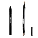 Retractable Lip Brush Concealer Makeup Dual End Travel Size Lipstick Brush With Cap Beauty & Personal Care Queen Scepter