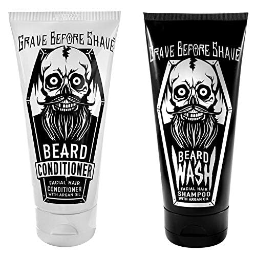 Grave Before Shave™ Beard Wash & Beard Conditioner Pack Beauty & Personal Care Grave Before Shave
