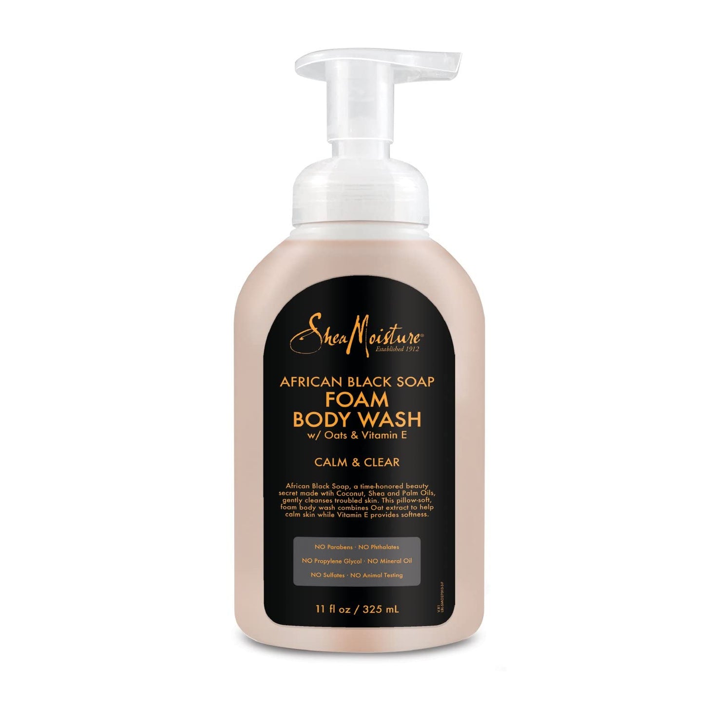 African Black Soap Foam Body Wash Beauty & Personal Care Shea Moisture