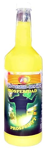 1 Bottle Extra Large Prosperity Bath PROSPERIDAD BANO Y LAVAPISOS 32OZ - Spiritual Magick Pagan Wicca Beauty & Personal Care MISTIC